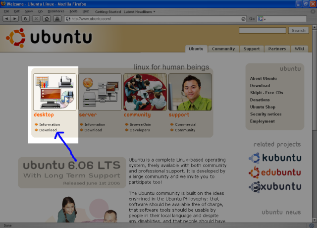 Download Ubuntu Linux at Ubuntu.com